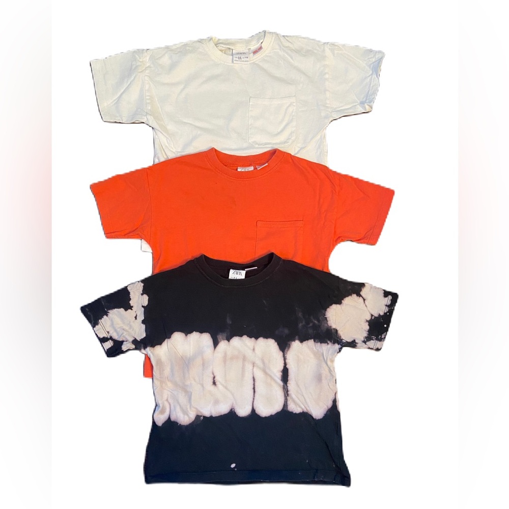 Lot of 3 Boys Zara Tees - Size 4-5